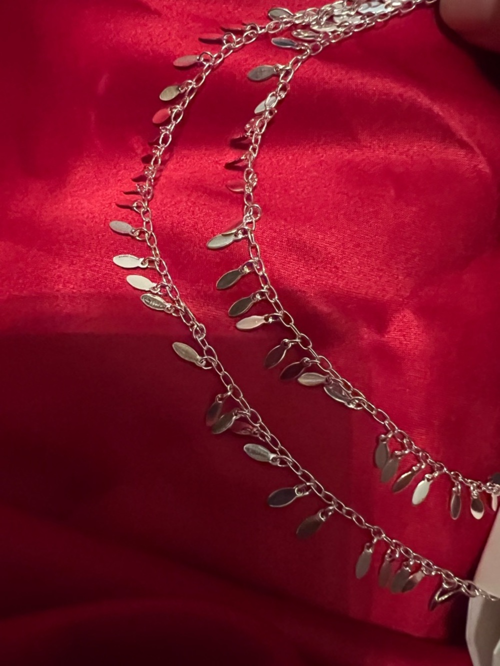 Lucky Brand Silver-tone Dangle Tag Necklace